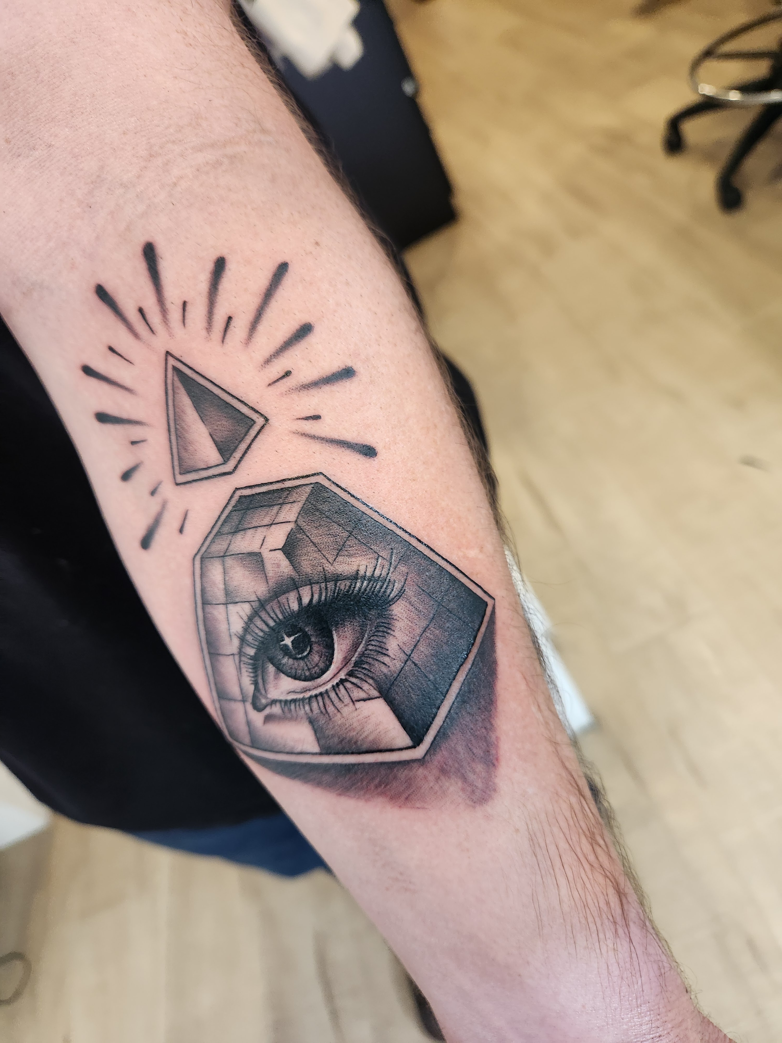 Black and grey realism tattoo 3